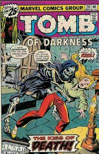 Cover Thumbnail for Tomb of Darkness (Marvel, 1974 series) #20