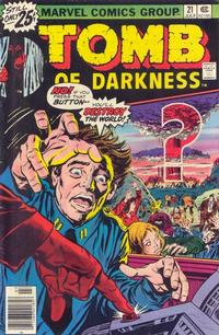 Cover Thumbnail for Tomb of Darkness (Marvel, 1974 series) #21