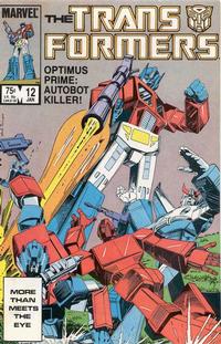 Cover for The Transformers (Marvel, 1984 series) #12 [Direct]
