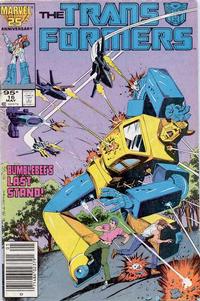 Cover for The Transformers (Marvel, 1984 series) #16 [Canadian]