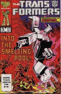 Cover for The Transformers (Marvel, 1984 series) #17 [Direct]