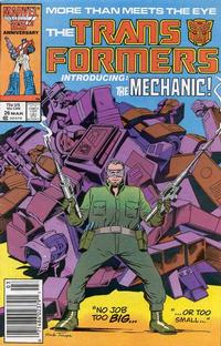 Cover for The Transformers (Marvel, 1984 series) #26 [Newsstand]
