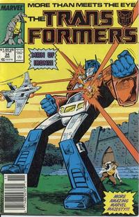 Cover Thumbnail for The Transformers (Marvel, 1984 series) #34 [Newsstand]