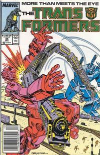 Cover Thumbnail for The Transformers (Marvel, 1984 series) #35 [Newsstand]