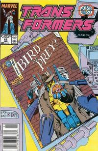 Cover Thumbnail for The Transformers (Marvel, 1984 series) #62 [Newsstand]