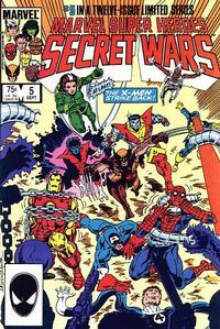Cover for Marvel Super-Heroes Secret Wars (Marvel, 1984 series) #5 [Direct]