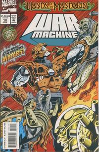 Cover for War Machine (Marvel, 1994 series) #10