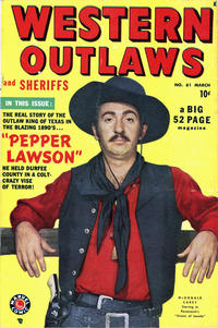 Cover Thumbnail for Western Outlaws and Sheriffs (Marvel, 1949 series) #61