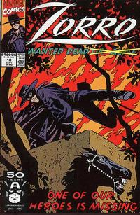 Cover Thumbnail for Zorro (Marvel, 1990 series) #10