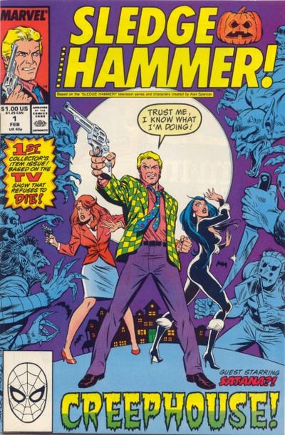 Cover for Sledge Hammer (Marvel, 1988 series) #1 [Direct]