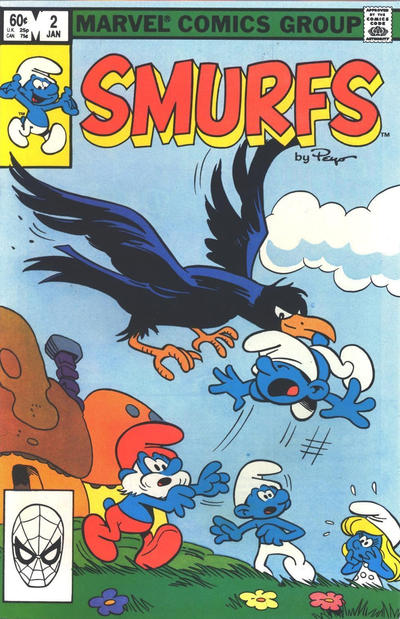 Cover for Smurfs (Marvel, 1982 series) #2 [Direct]