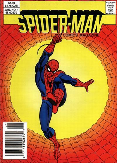 Cover for Spider-Man Comics Magazine (Marvel, 1987 series) #1
