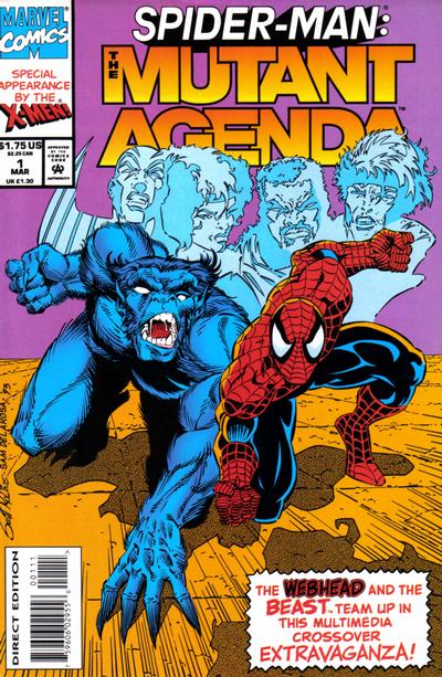 Cover for Spider-Man: The Mutant Agenda (Marvel, 1994 series) #1