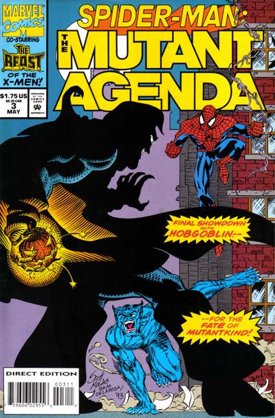 Cover for Spider-Man: The Mutant Agenda (Marvel, 1994 series) #3 [Direct]