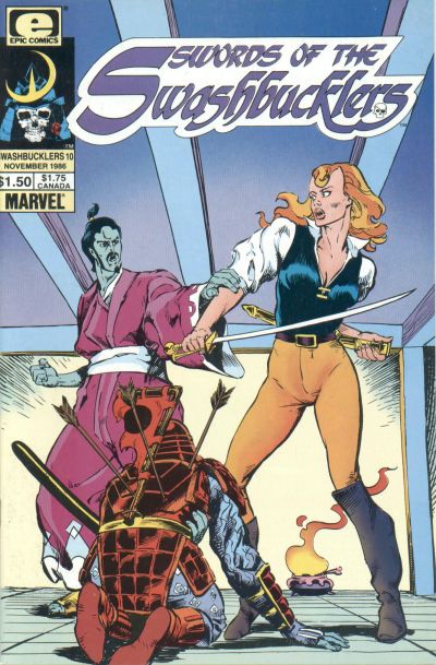 Cover for Swords of the Swashbucklers (Marvel, 1985 series) #10