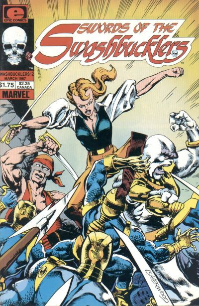 Cover for Swords of the Swashbucklers (Marvel, 1985 series) #12
