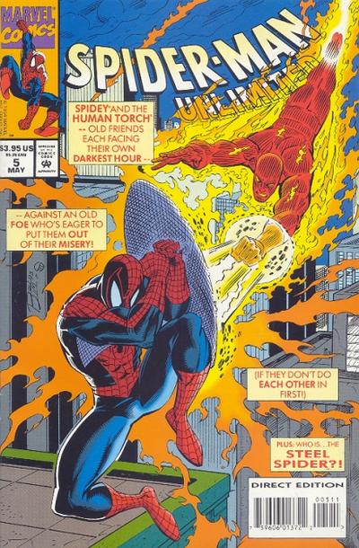 Cover for Spider-Man Unlimited (Marvel, 1993 series) #5 [Direct Edition]