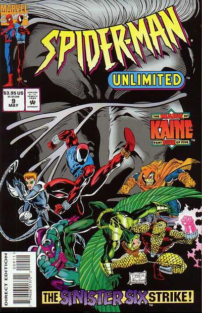 Cover for Spider-Man Unlimited (Marvel, 1993 series) #9 [Direct Edition]