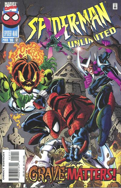 Cover for Spider-Man Unlimited (Marvel, 1993 series) #12 [Direct Edition]