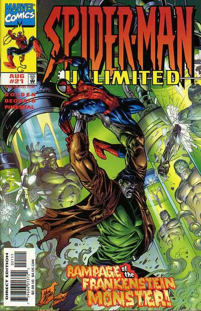 Cover for Spider-Man Unlimited (Marvel, 1993 series) #21 [Direct Edition]