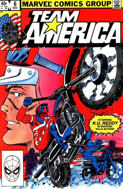 Cover for Team America (Marvel, 1982 series) #6 [Direct]