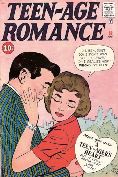 Cover for Teen-Age Romance (Marvel, 1960 series) #82