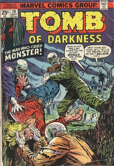 Cover for Tomb of Darkness (Marvel, 1974 series) #10