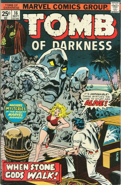 Cover for Tomb of Darkness (Marvel, 1974 series) #16