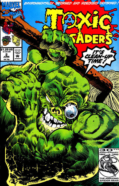Cover for Toxic Crusaders (Marvel, 1992 series) #2