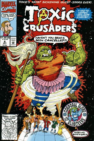 Cover for Toxic Crusaders (Marvel, 1992 series) #6 [Direct]