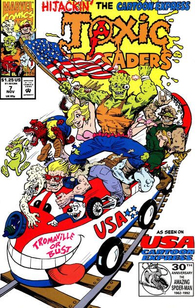 Cover for Toxic Crusaders (Marvel, 1992 series) #7