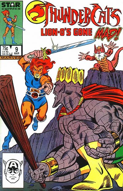 Cover for Thundercats (Marvel, 1985 series) #9 [Direct]