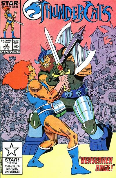 Cover for Thundercats (Marvel, 1985 series) #12 [Direct]