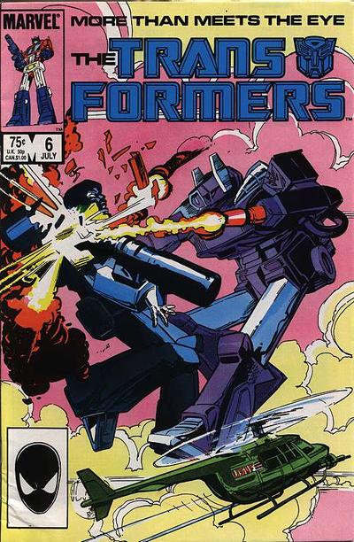 Cover for The Transformers (Marvel, 1984 series) #6 [Direct]