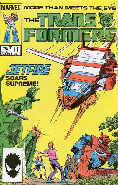 Cover for The Transformers (Marvel, 1984 series) #11 [Direct]