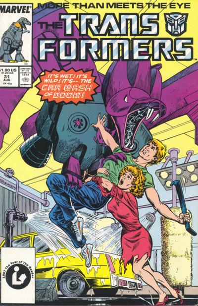 Cover for The Transformers (Marvel, 1984 series) #31 [Direct]