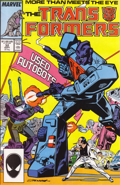 Cover for The Transformers (Marvel, 1984 series) #32 [Direct]