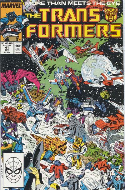 Cover for The Transformers (Marvel, 1984 series) #41 [Direct]
