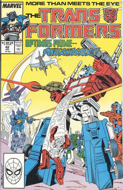 Cover for The Transformers (Marvel, 1984 series) #42 [Direct]
