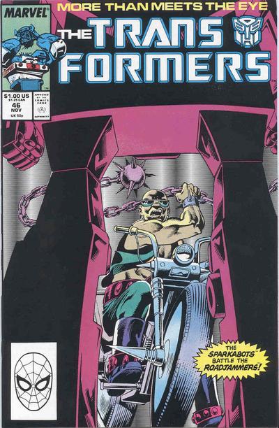 Cover for The Transformers (Marvel, 1984 series) #46 [Direct]