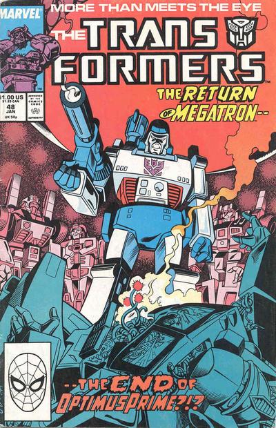 Cover for The Transformers (Marvel, 1984 series) #48 [Direct]