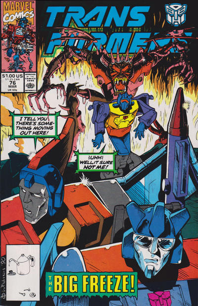 Cover for The Transformers (Marvel, 1984 series) #76 [Direct]