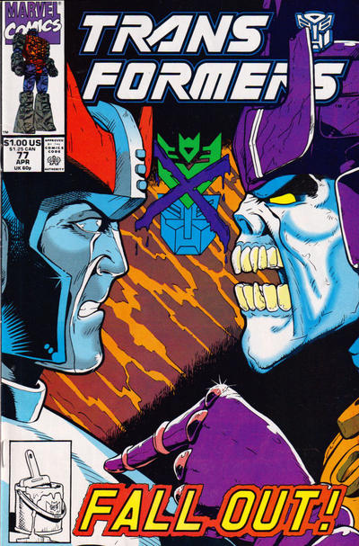 Cover for The Transformers (Marvel, 1984 series) #77 [Direct]