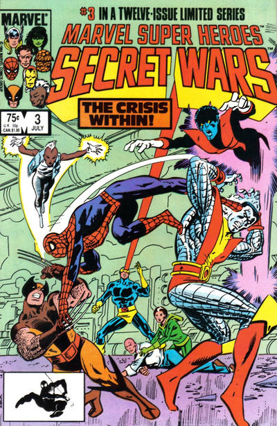 Cover for Marvel Super-Heroes Secret Wars (Marvel, 1984 series) #3 [Direct]