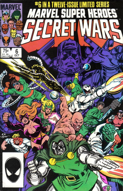 Cover for Marvel Super-Heroes Secret Wars (Marvel, 1984 series) #6 [Direct]
