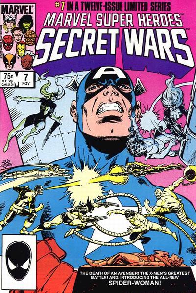 Cover for Marvel Super-Heroes Secret Wars (Marvel, 1984 series) #7 [Direct]