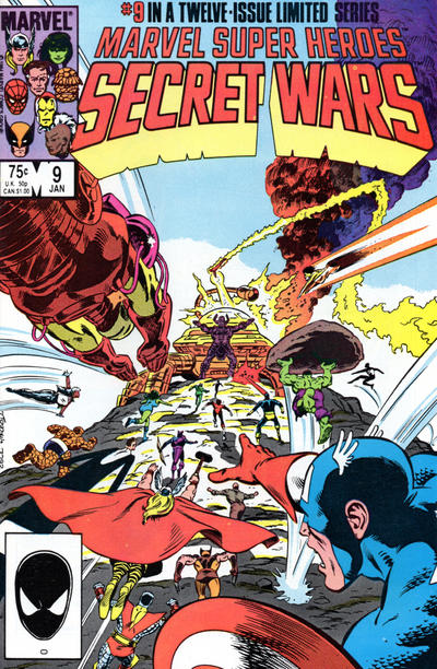 Cover for Marvel Super-Heroes Secret Wars (Marvel, 1984 series) #9 [Direct]