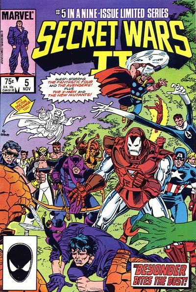 Cover for Secret Wars II (Marvel, 1985 series) #5 [Direct]