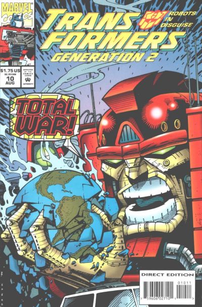 Cover for Transformers: Generation 2 (Marvel, 1993 series) #10