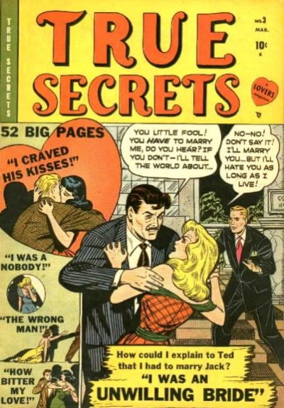 Cover for True Secrets (Marvel, 1950 series) #3